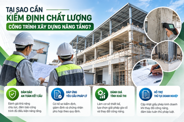 Tại sao cần kiểm định chất lượng công trình xây dựng nâng tầng