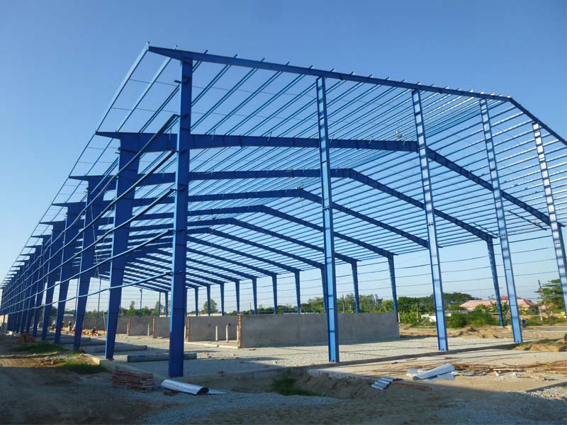 Cấu tạo của nhà khung thép