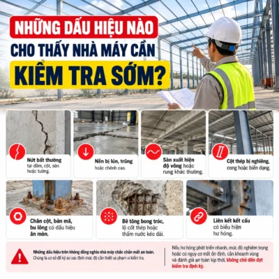 Những dấu hiệu nào cho thấy nhà máy cần kiểm tra sớm?